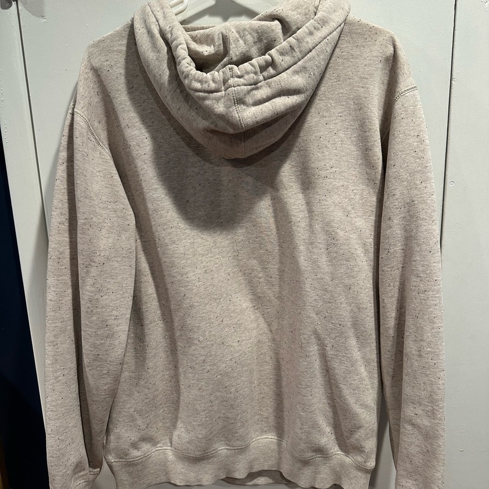 Vans Men's Beige Hoodie with Black Logo - Picture 5 of 5